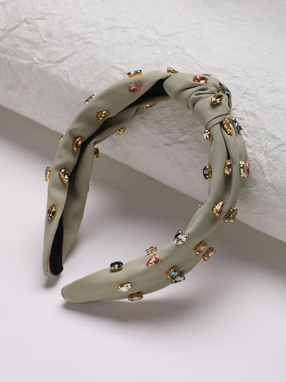 Embellished Crystal Stone Studded Hairband