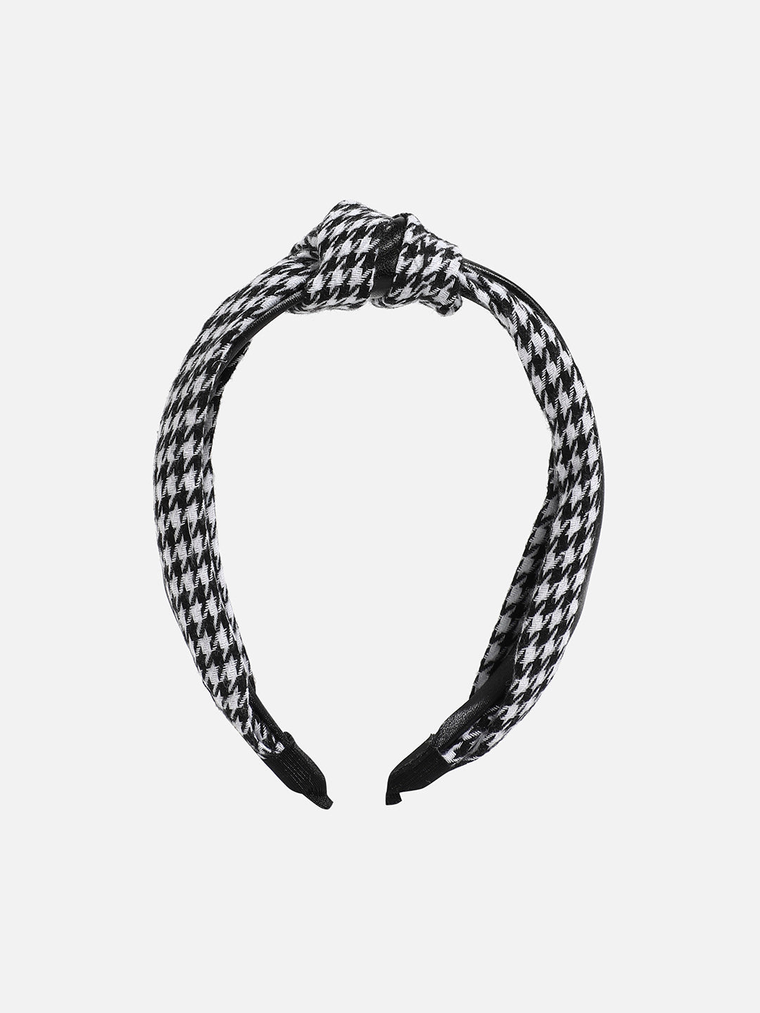 Checked Knotted Hairband