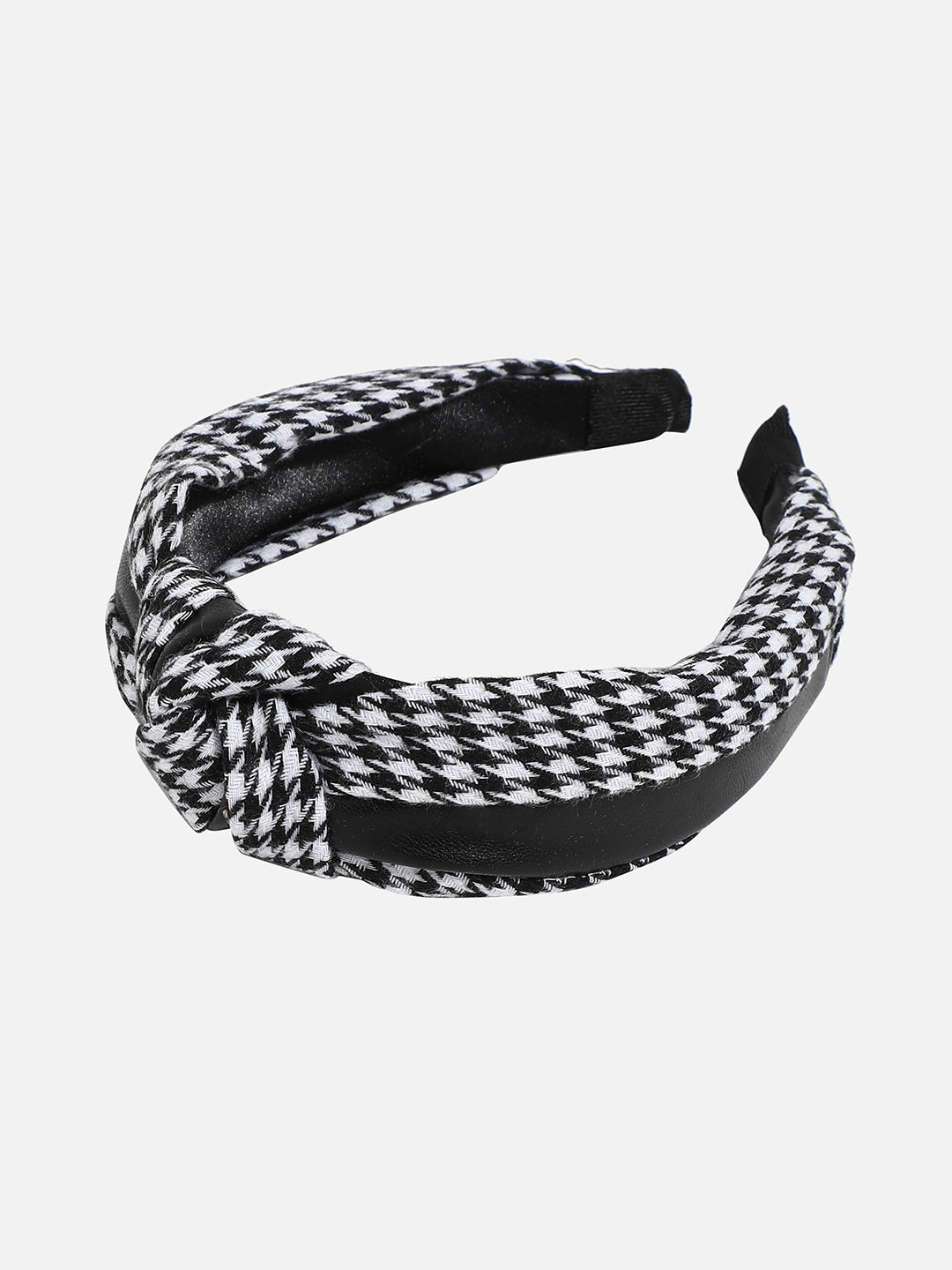Checked Knotted Hairband
