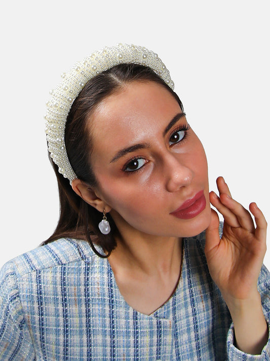 Women's The Orb Hairband - Ivory White