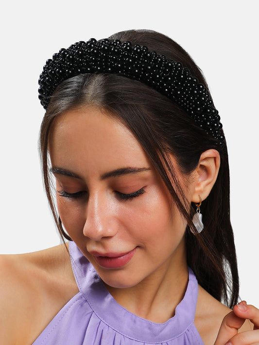 Women's The Orb Hairband - Onyx Black