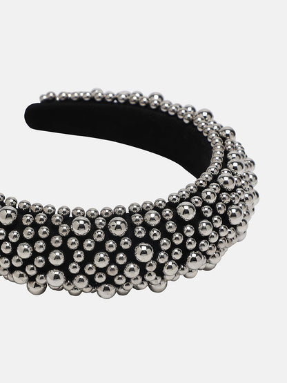 Women's The Orb Hairband - Metallic Silver