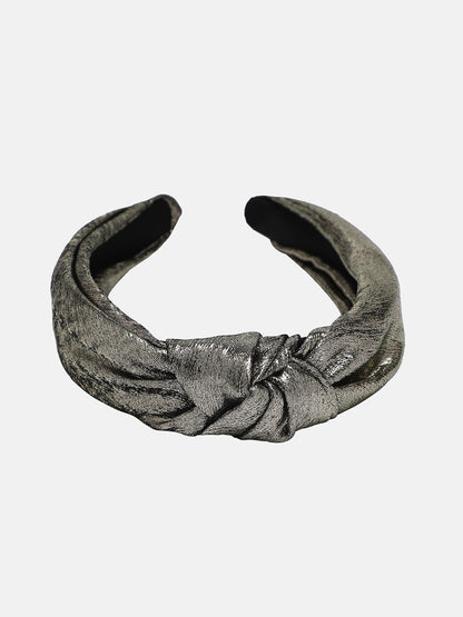 Women's The Metallic Knot Hairband - Antique Gold