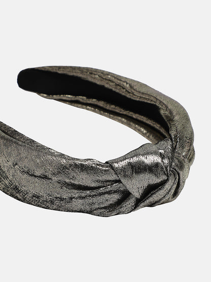 Women's The Metallic Knot Hairband - Antique Gold