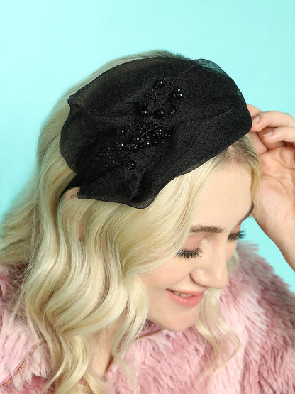 Women's The Penelope Hairband - Midnight Black