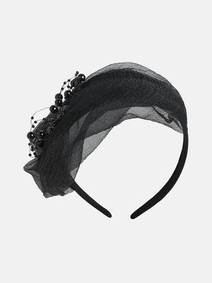 Women's The Penelope Hairband - Midnight Black