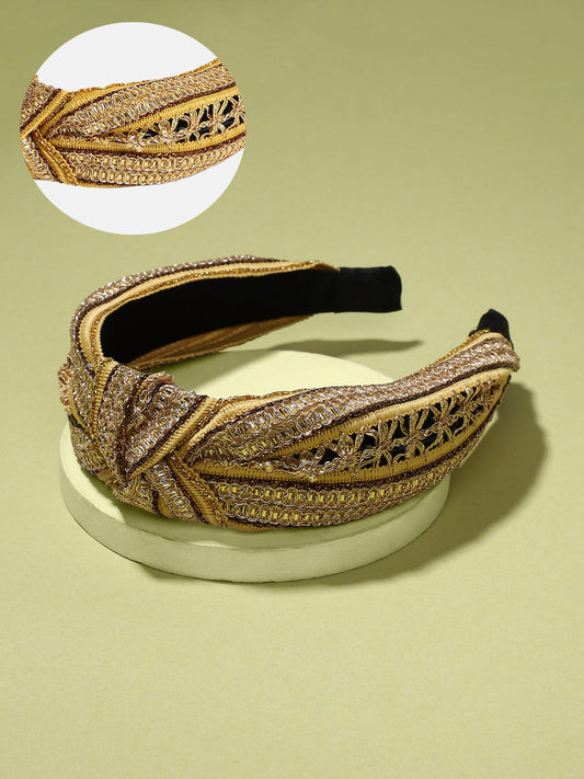 Women's The Ayah Hairband - Antique Gold
