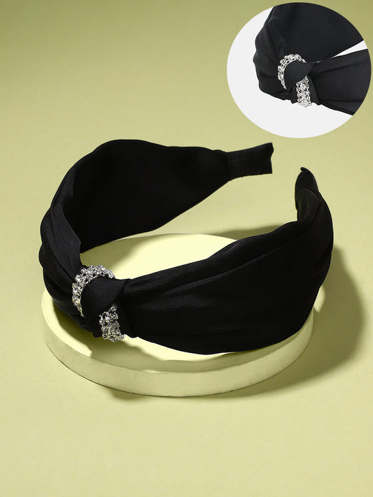 Women's The Isla Hairband - Midnight Black