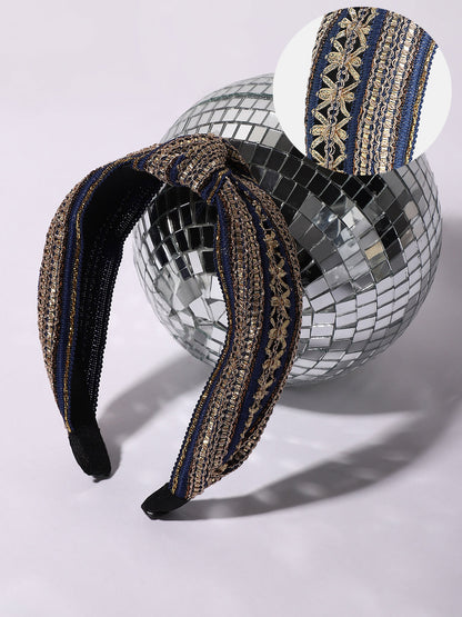 Women's The Ayah Hairband - Navy Blue
