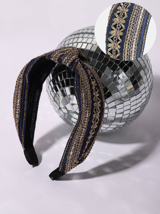 Women's The Ayah Hairband - Navy Blue