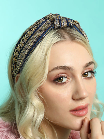 Women's The Ayah Hairband - Navy Blue