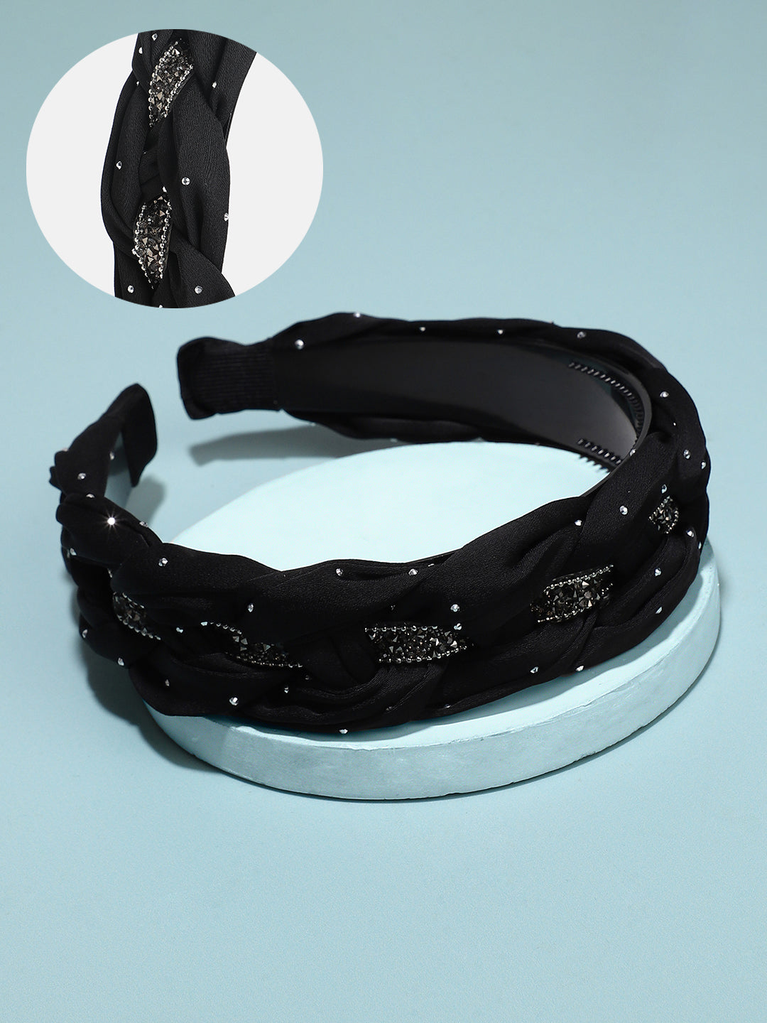 Women's The Clementine Hairband - Midnight Black