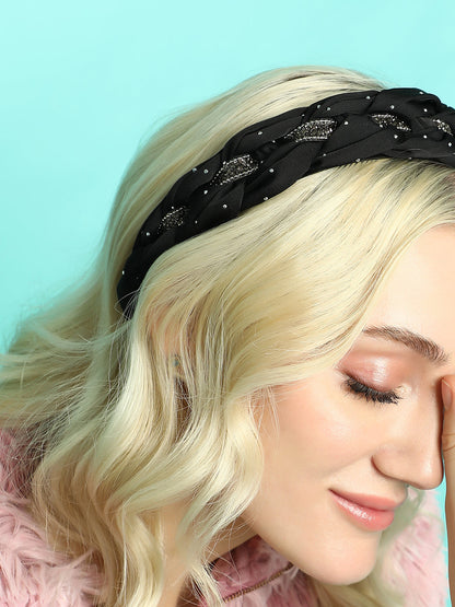 Women's The Clementine Hairband - Midnight Black