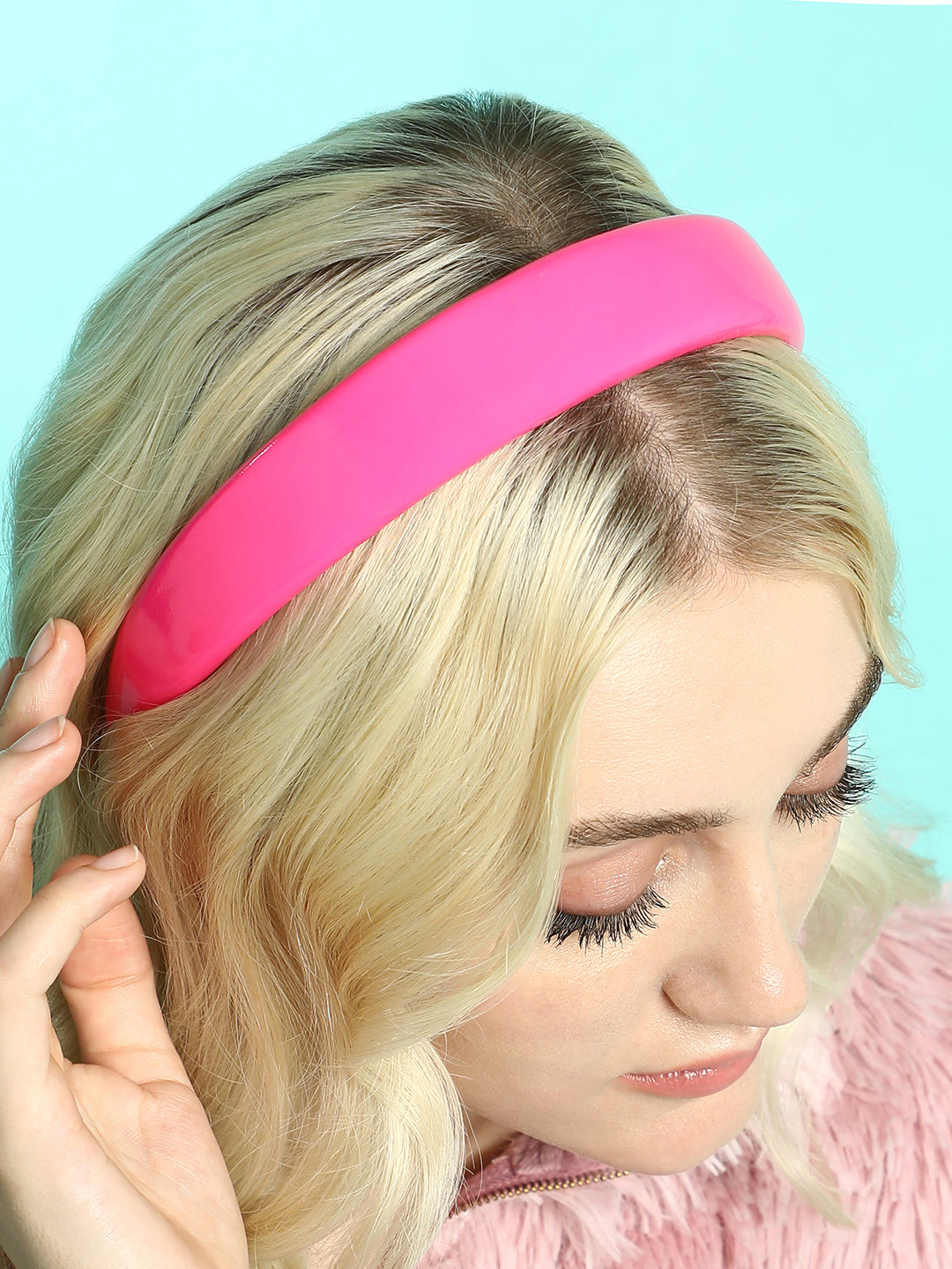 Women's The Claire Hairband - Fushcia Pink