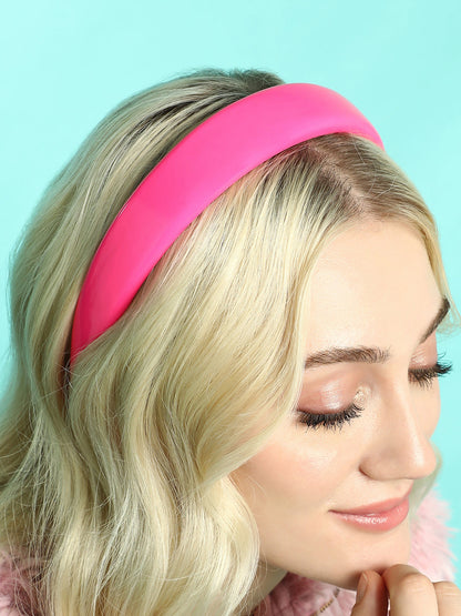 Women's The Claire Hairband - Fushcia Pink