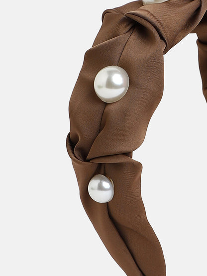 Women's The Ruched Hairband - Olive Green