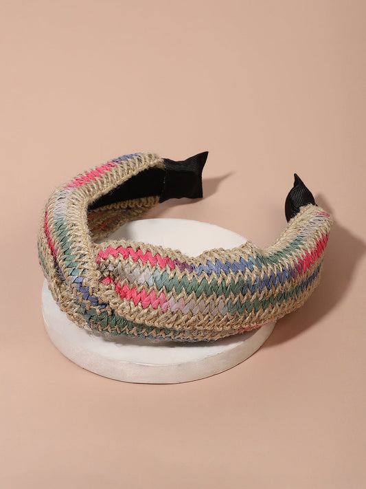 The Bijou Bow Hairband - Antique Gold-SOHIBD6120