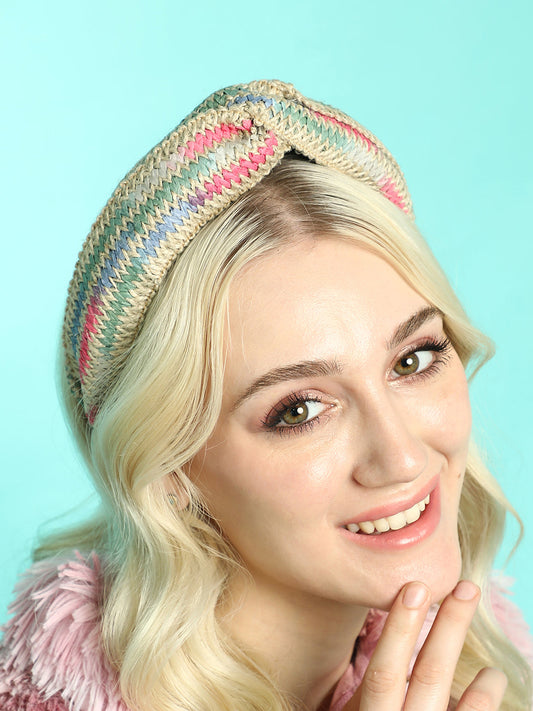 The Bijou Bow Hairband - Antique Gold-SOHIBD6120