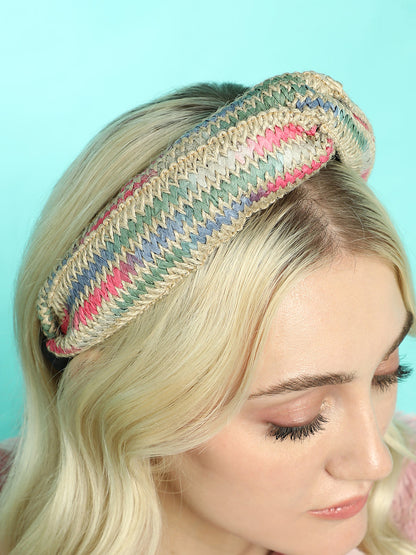 The Bijou Bow Hairband - Antique Gold-SOHIBD6120