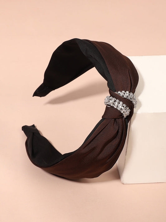 The Bijou Bow Hairband - Antique Gold-SOHIBD6120