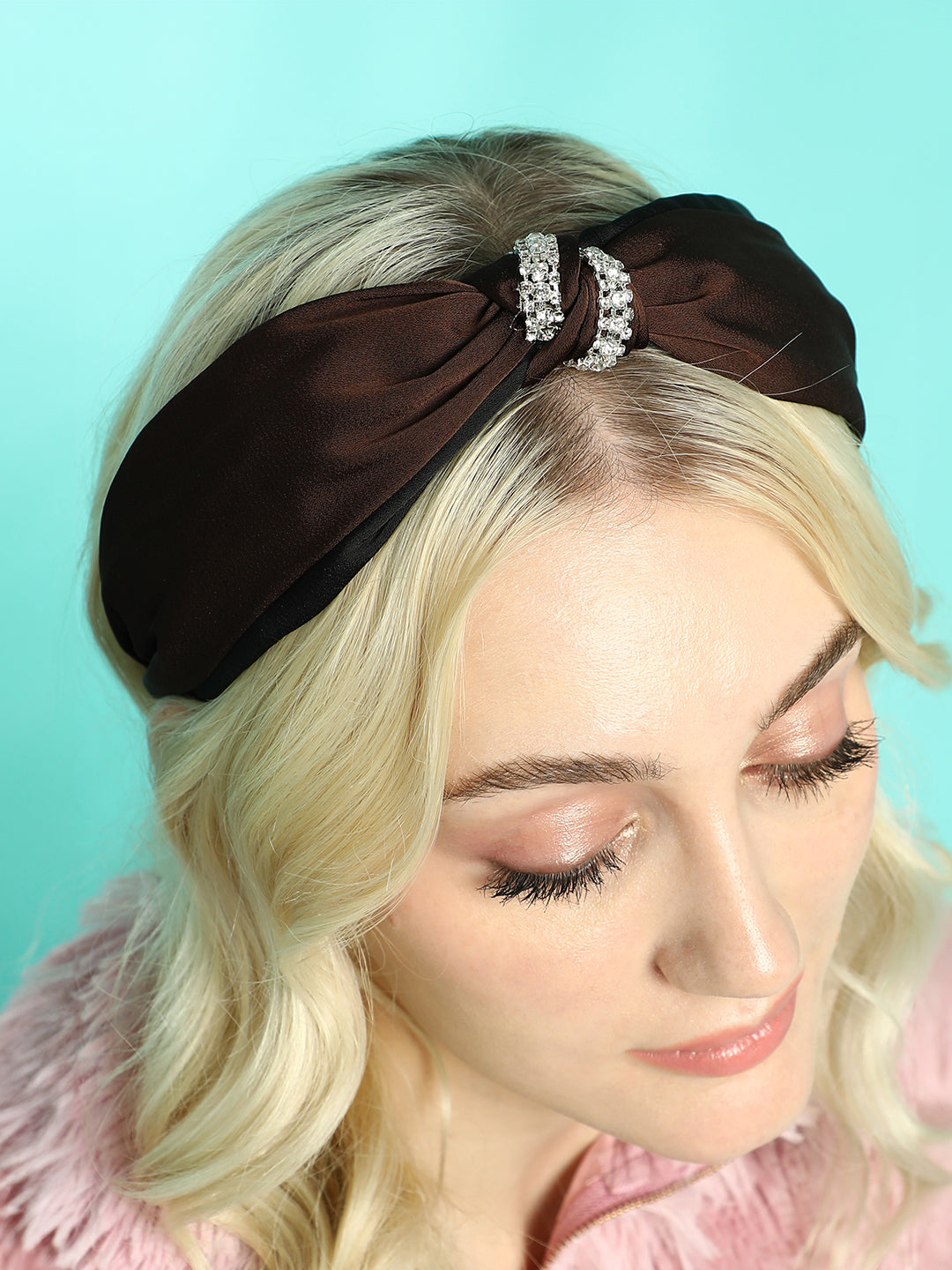 The Bijou Bow Hairband - Antique Gold-SOHIBD6120