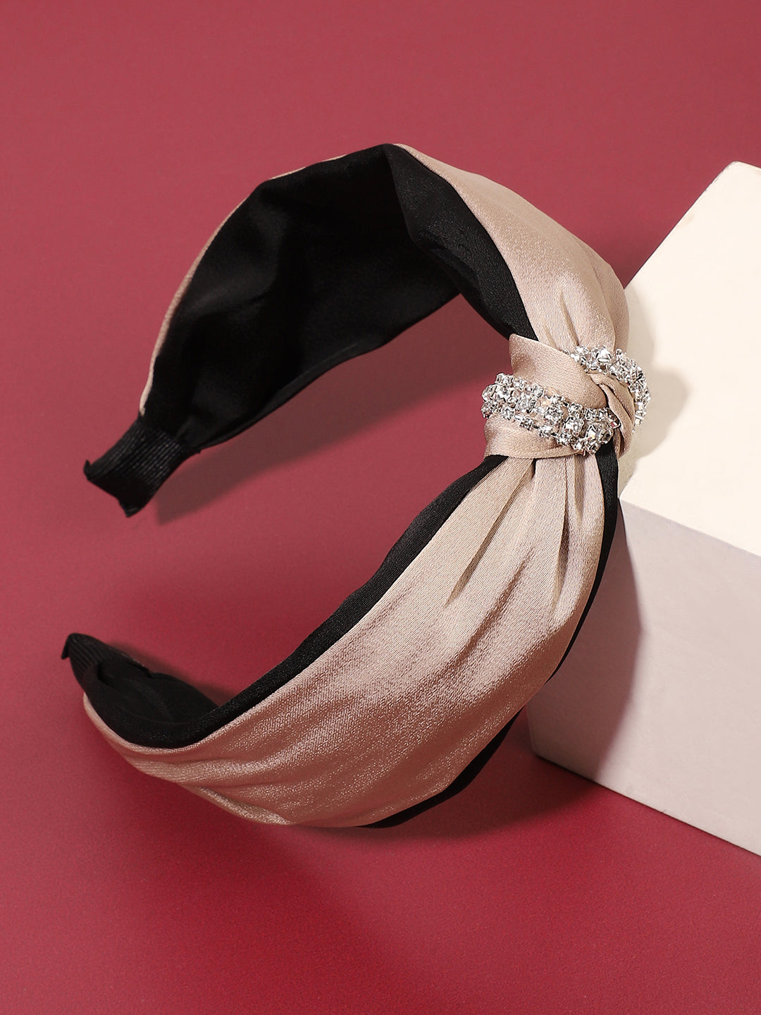 The Bijou Bow Hairband - Antique Gold-SOHIBD6120