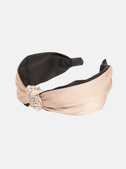 The Bijou Bow Hairband - Antique Gold-SOHIBD6120