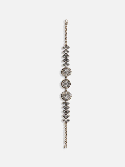 Set Of 2 Gold-Plated Link Bracelet