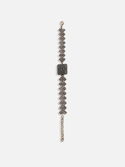 Set Of 2 Gold-Plated Link Bracelet