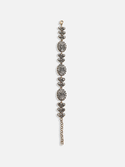 Set Of 2 Gold-Plated Link Bracelet