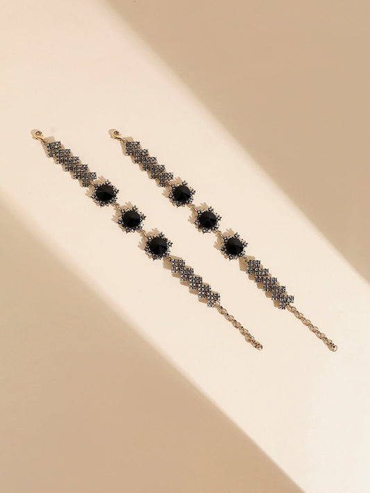 Set Of 2 Silver-Plated Link Bracelet