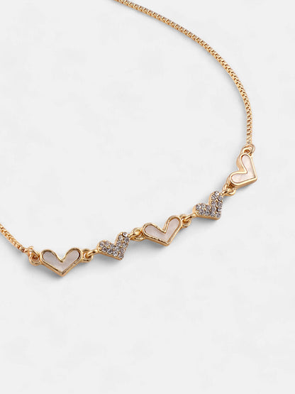 The Corazon Bolo Bracelet - Ivory White-SOHIBR6189