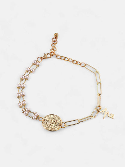 The Monnaie Chainlink Bracelet - California Gold-SOHIBR6191