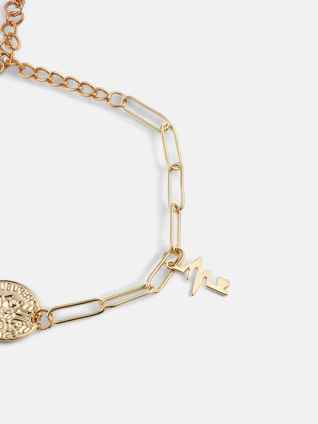 The Monnaie Chainlink Bracelet - California Gold-SOHIBR6191