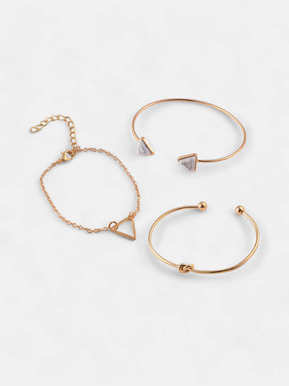 The Traid Multi-Layer Bracelet - California Gold-SOHIBR6194