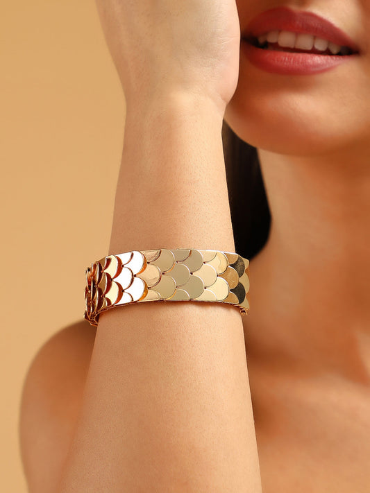 The Python Cuff Bracelet - California Gold-SOHIBR6195
