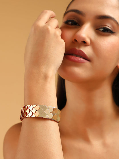 The Python Cuff Bracelet - California Gold-SOHIBR6195