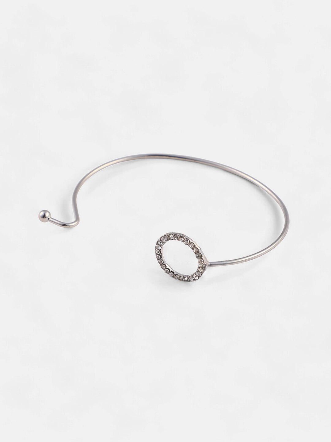 The Duello Multi-Layer Bracelet - Metallic Silver-SOHIBR6199