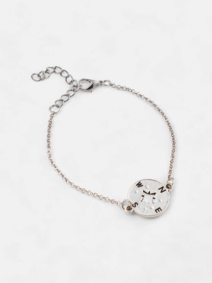 The Sailor's Multi-Layer Bracelet - Metallic Silver-SOHIBR6200