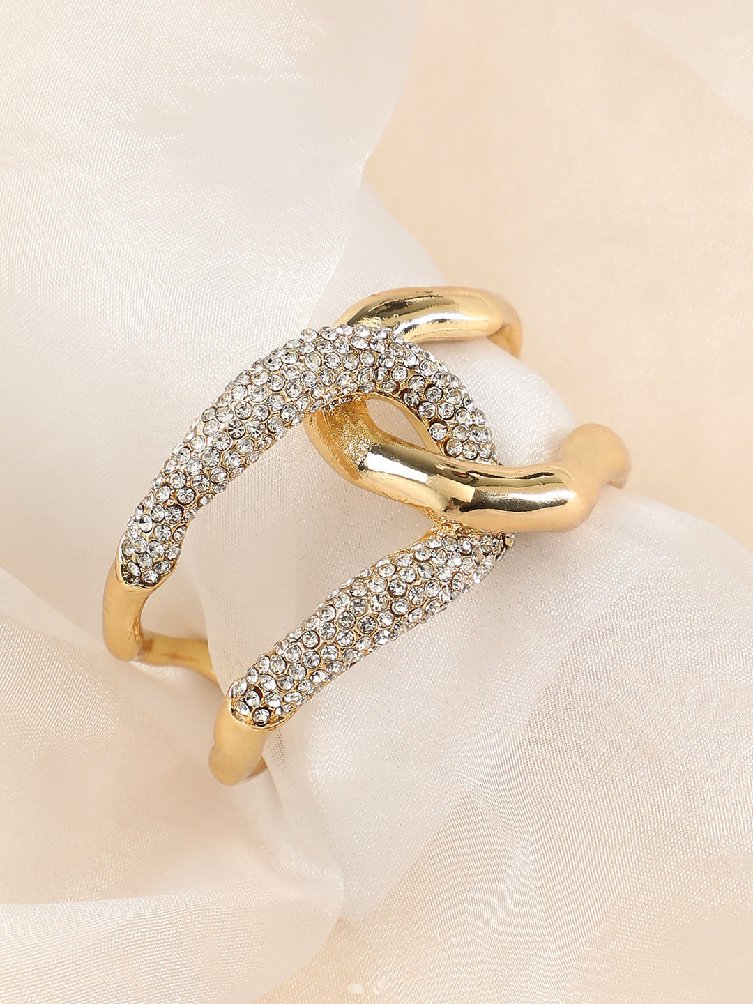 The Opposta Cuff Bracelet - California Gold-SOHIBR6236