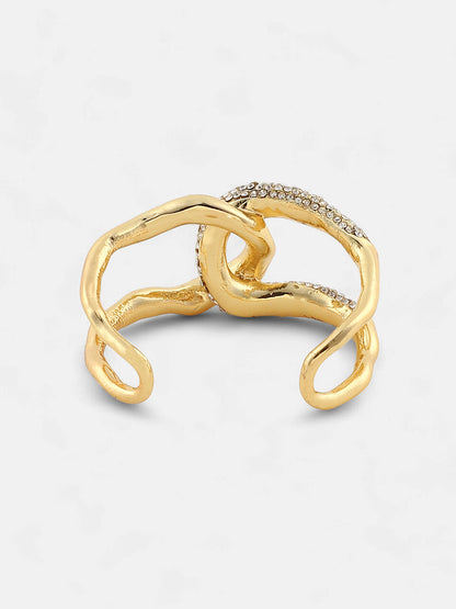 The Opposta Cuff Bracelet - California Gold-SOHIBR6236