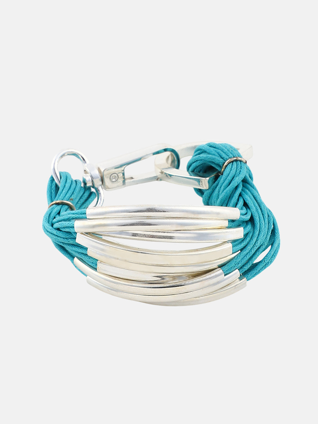 The Filo Statement Bracelet - Sky Blue-SOHIBR6237