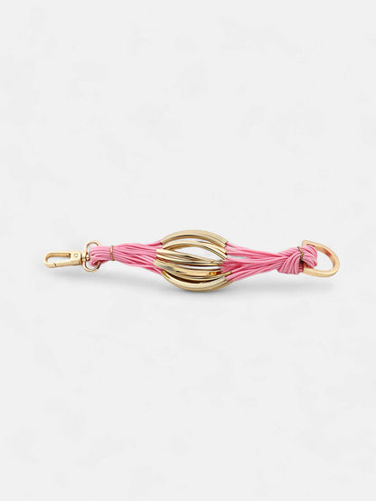 The Filo Statement Bracelet - Rose Pink-SOHIBR6238
