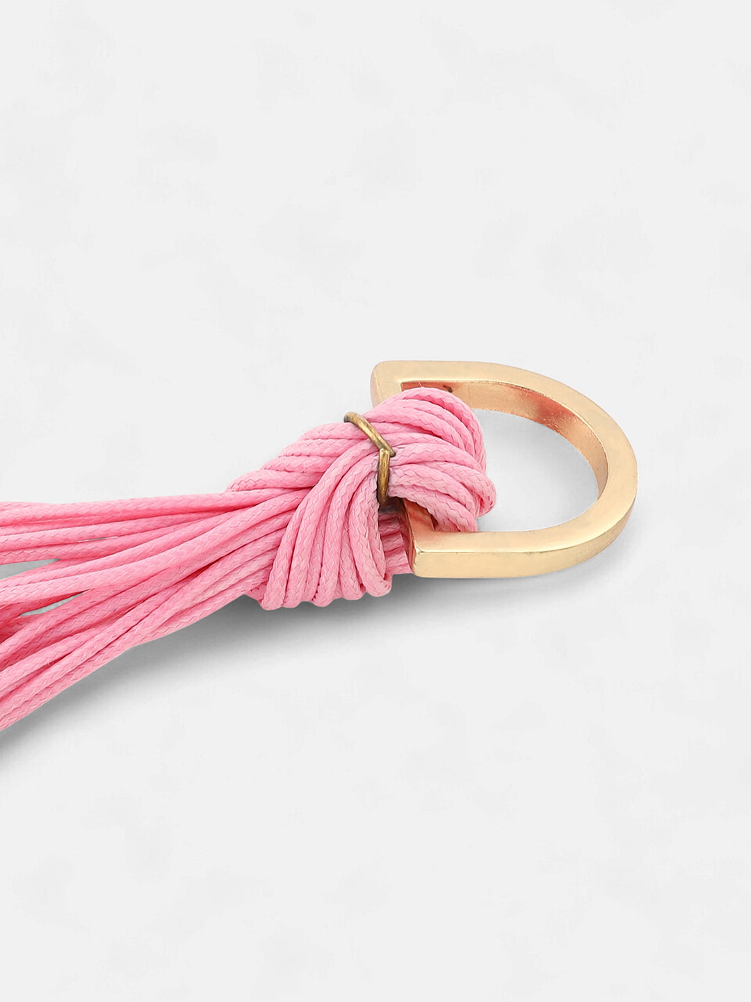 The Filo Statement Bracelet - Rose Pink-SOHIBR6238