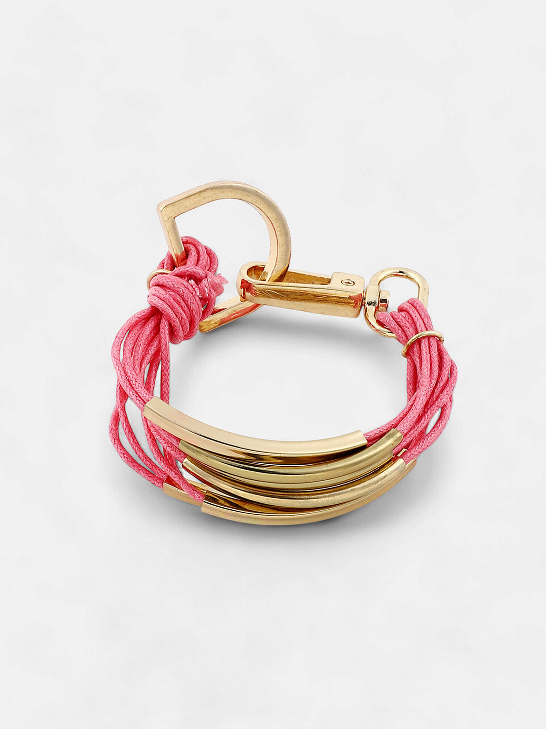 The Filo Statement Bracelet - Barbie Pink-SOHIBR6239