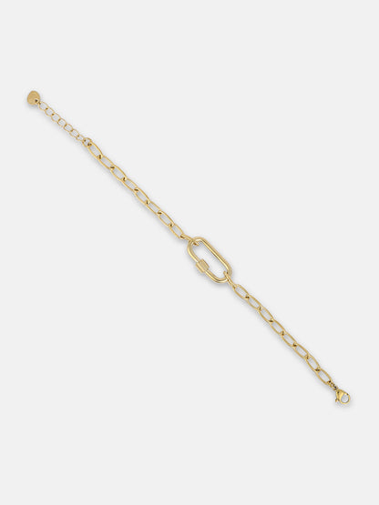 The Industrial Link Bracelet - California Gold