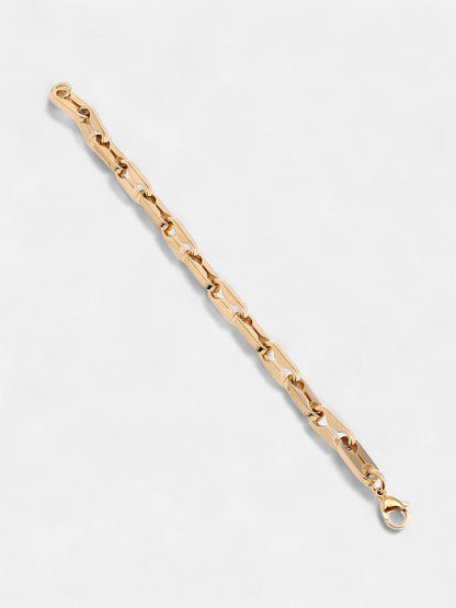 The Mechanical-Link Chain Bracelet - California Gold