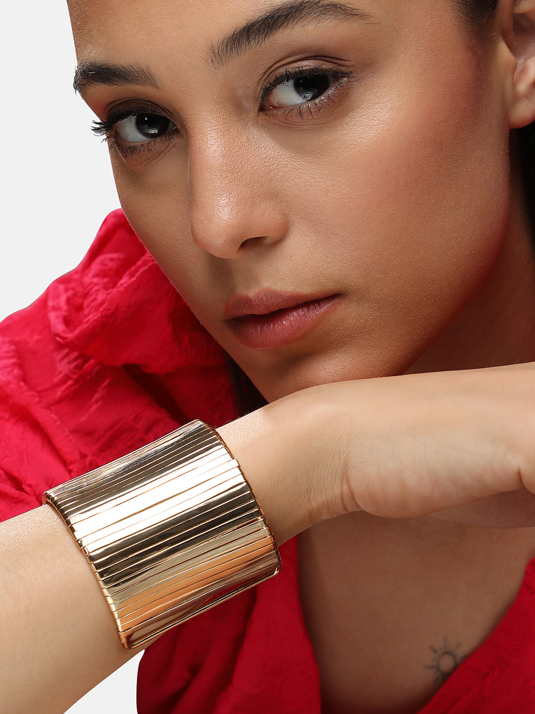 Gold Plated Cuff Bracelet