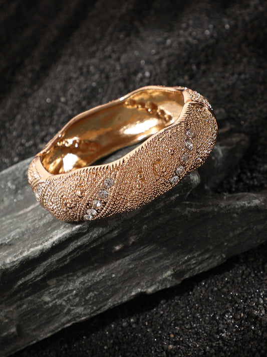 Gold-Plated Cuff Bracelet