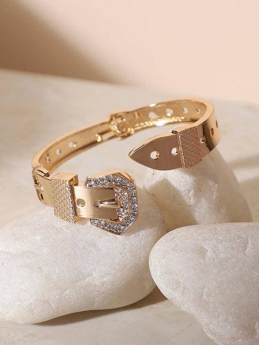 Gold-Plated Cuff Bracelet